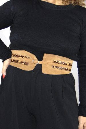 CINTURÓN PIEL ANIMAL