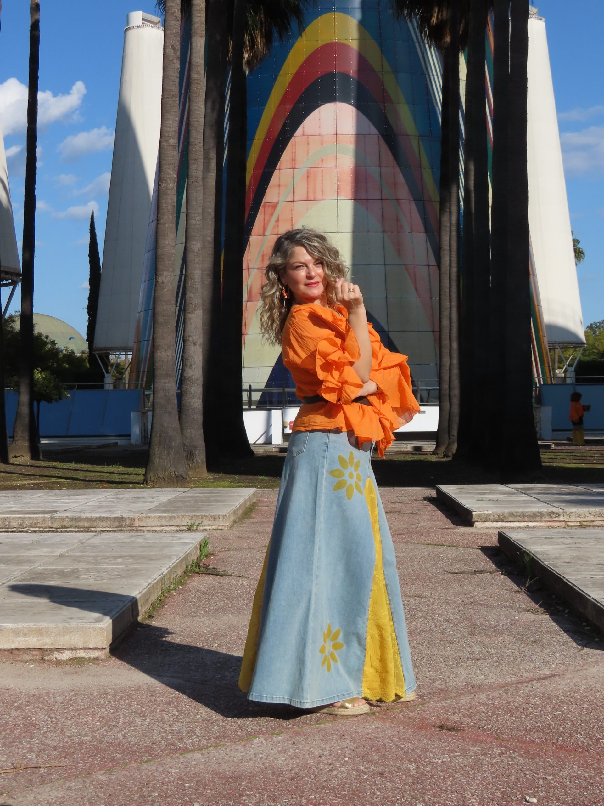 img_3992-2 FALDA ENCAJE AMARILLA - Imagen 3