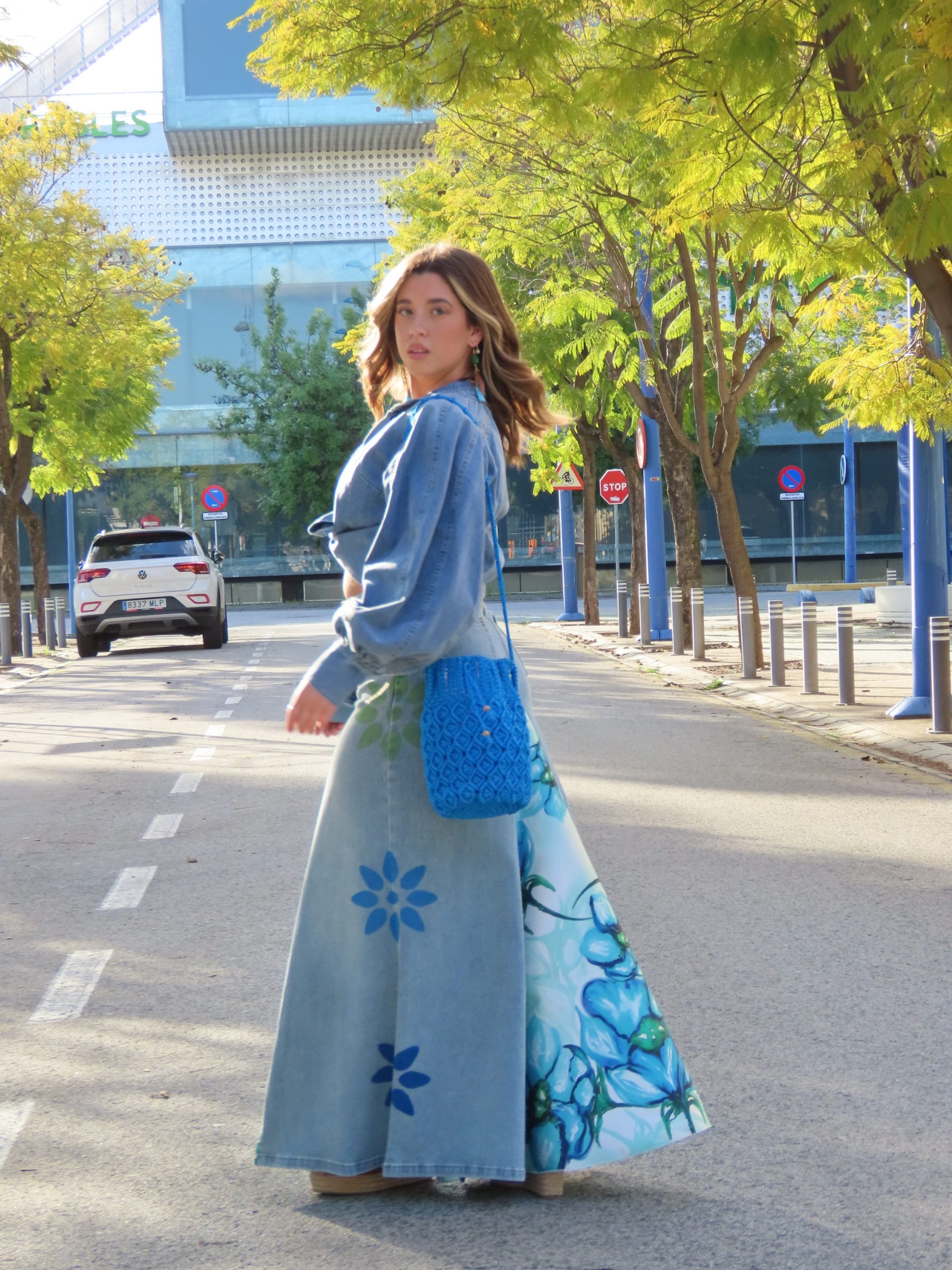 img_4312 FALDA FLOR AZUL - Imagen 6