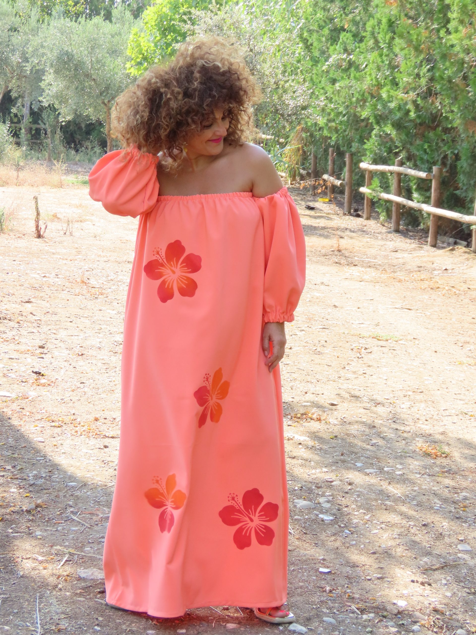 img_8339 VESTIDO FLOR NARANJA