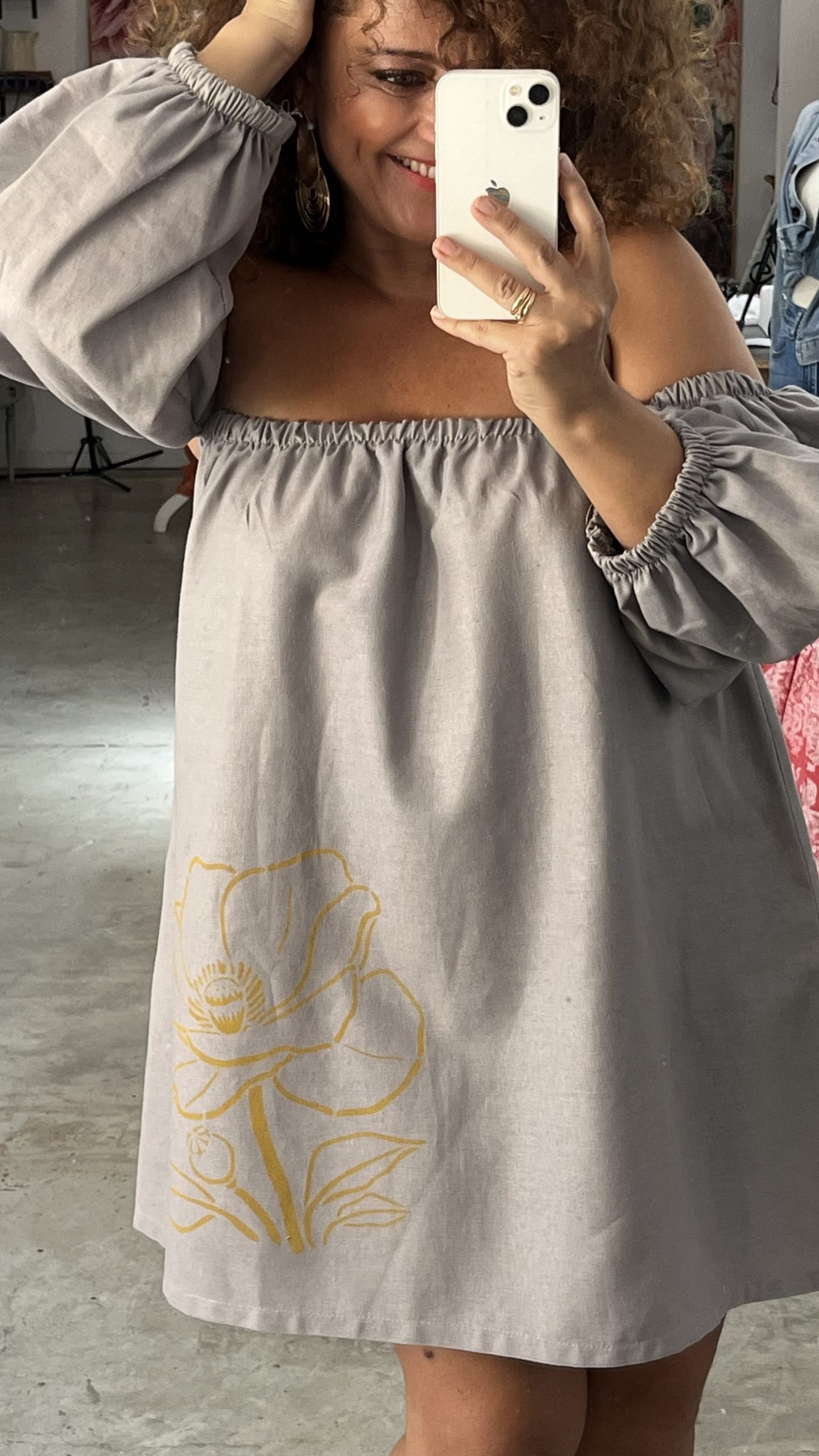 img_8553 VESTIDO CORTO GRIS - Imagen 5