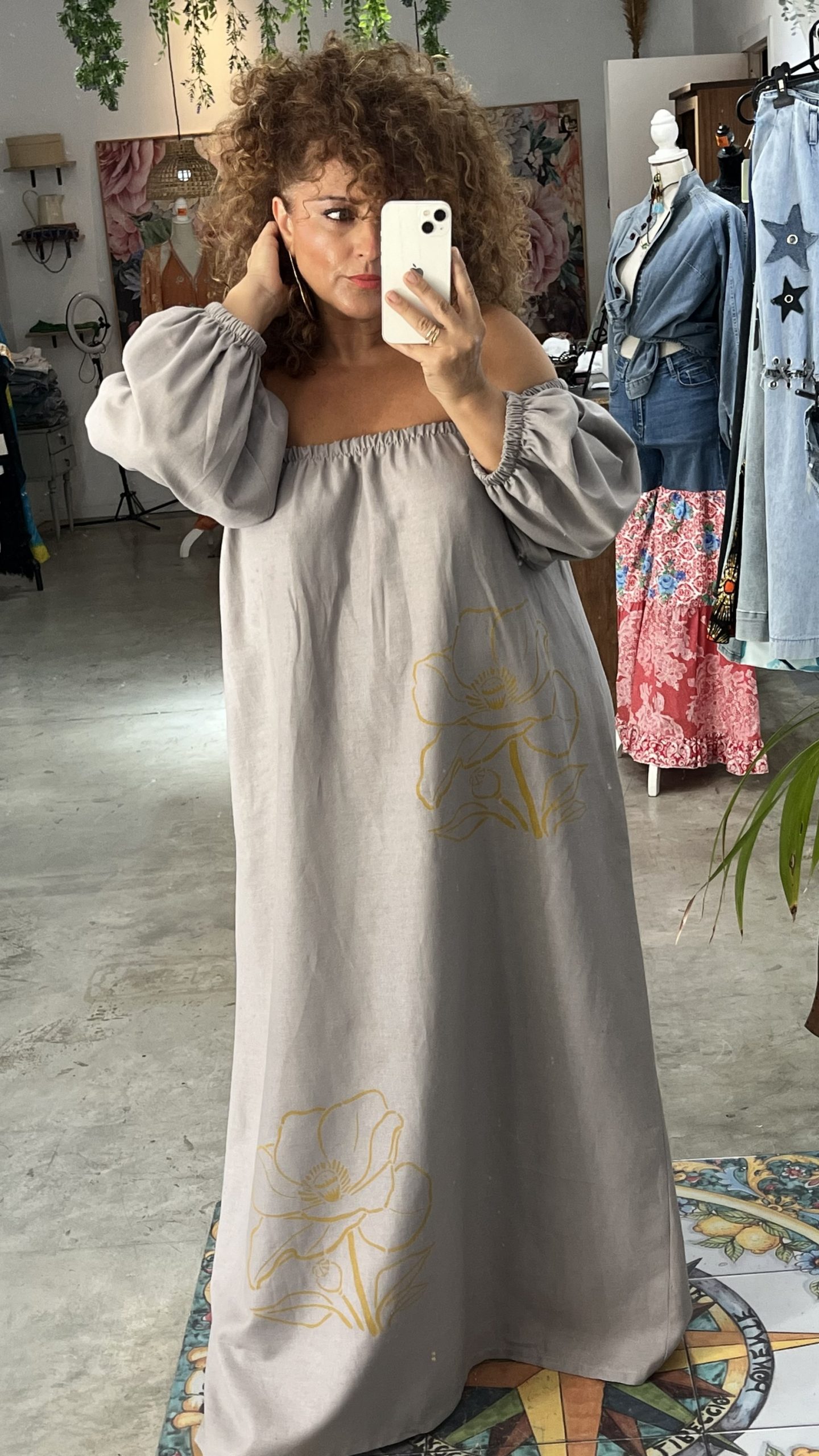 img_8559 VESTIDO FLOR AMARILLA - Imagen 3