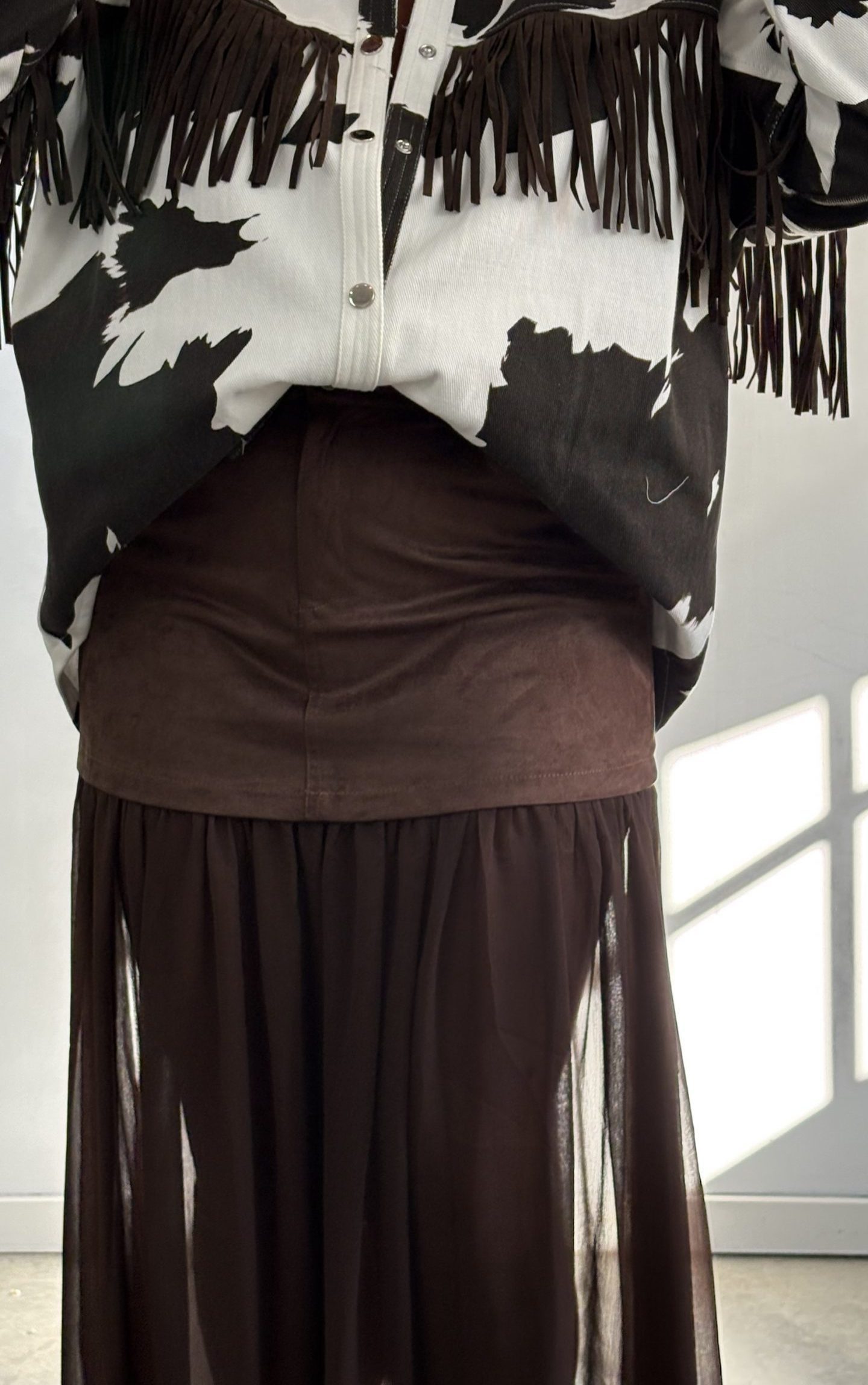 fullsizerender-4 FALDA MARRÓN TULL - Imagen 2