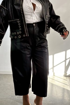 PANTALÓN POLIPIEL NEGRO