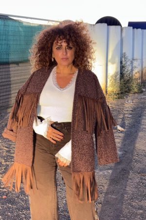 chaqueta india chocolate