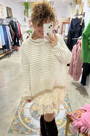 jersey rayas marrÓn