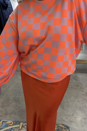 sudadera fluor cuadros