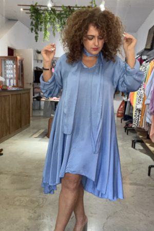 vestido griego cielo